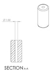 Self-Skin Foamed Roller - 8”L x 4”W