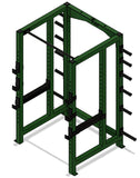 3x3 Power Rack with weight storage